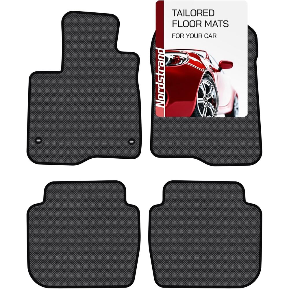 Honda CRV Floor Mats 2023 2024 2025 Custom Fit 1st & 2nd Row Set